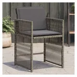 vidaXL Gartenstuhl 54 x 54 x 79 cm grau 4 St.