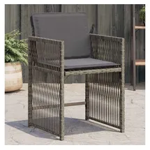 vidaXL Gartenstuhl 54 x 54 x 79 cm grau 4 St.