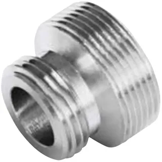 Adapter Edelstahl zum Umbau auf Untertheken Gerät für Hähne 28mm Anschluß