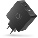 CELLONIC® 2 Fach USB Ladegerät für Handy Smartphone Tablet mit USB PD Power Delivery 57W - 5.4A Schnellladegerät Mehrfachstecker USB Netzteil Ladeadapter Steckdose Netzstecker USB Charger Ladestecker