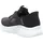 SKECHERS Herren Sneakers, Schwarzes Netzgewebe mit grauem Rand, 42 EU