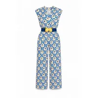 Blutsgeschwister Damen Hello Fritjes Culotte Jumpsuit (Größe L, weiss)