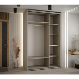 möbel kryspol Schwebetürenschrank Dakota 150 x 235,2 x 60 cm Schwarz