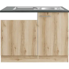 OPTIFIT Spülenschrank Bella 110 x 60 x 84,8 cm Beige