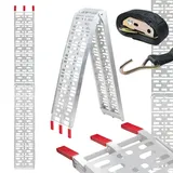 Trutzholm Auffahrrampe 228 cm 340 kg klappbar Aluminium gelocht silber 1 St.