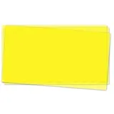 NEU Transparentpapier Extrastark 115g/qm, 50 x 61 cm, 10 Bogen, Sonnengelb