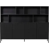 Daheim Buffet Gravu 150 x 200 cm Schwarz