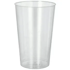 Papstar Trinkbecher PS 0,3 l Ø 7,9 cm 500 St. Glasklar