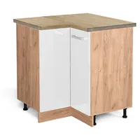 Vicco Eckunterschrank R-Line 75,6 x 75,6 x 81,6 cm Weiß
