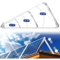 Flexibles Montagesystem für 2 Solarmodule 600mm