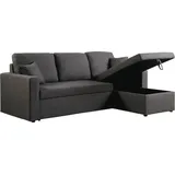 Habitat et Jardin - Ecksofa Reversibel Mit Schlaffunktion Und Stauraum 'alain' - 3-sitzer - Grau