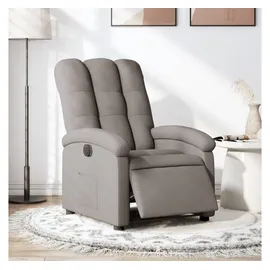 vidaXL Relaxsessel Elektrisch Taupe Stoff