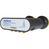Humax LNB 248s Rauscharmer Signalumsetzer Schwarz, Gelb