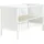 Beliani Babybett Zama 60 x 120 cm) Weiß
