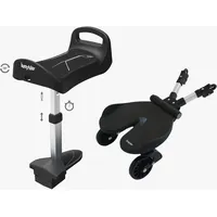 Bumprider Mitfahrbrett inkl. Seat+, Schwarz