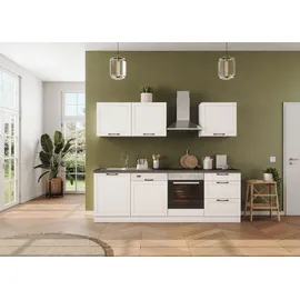 kochstation Küchenzeile KS-Lani 240 cm weiß