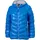 James & Nicholson Damen Daunen Sweatjacke JN1059" - Nicholson blue/silver M