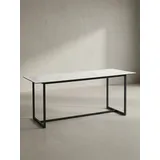 KADIMA DESIGN 180 x 90 cm schwarz/weiß