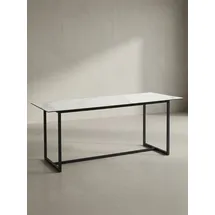 KADIMA DESIGN 180 x 90 cm schwarz/weiß