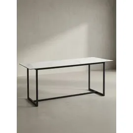 KADIMA DESIGN 180 x 90 cm schwarz/weiß
