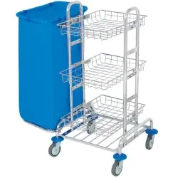 Cleankeeper Systemwagen 2, verchromt 1 Stück