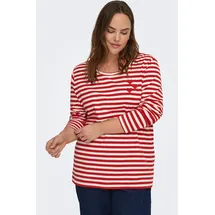 ONLY CARMAKOMA CarmaKoma Langarmshirt Rot M