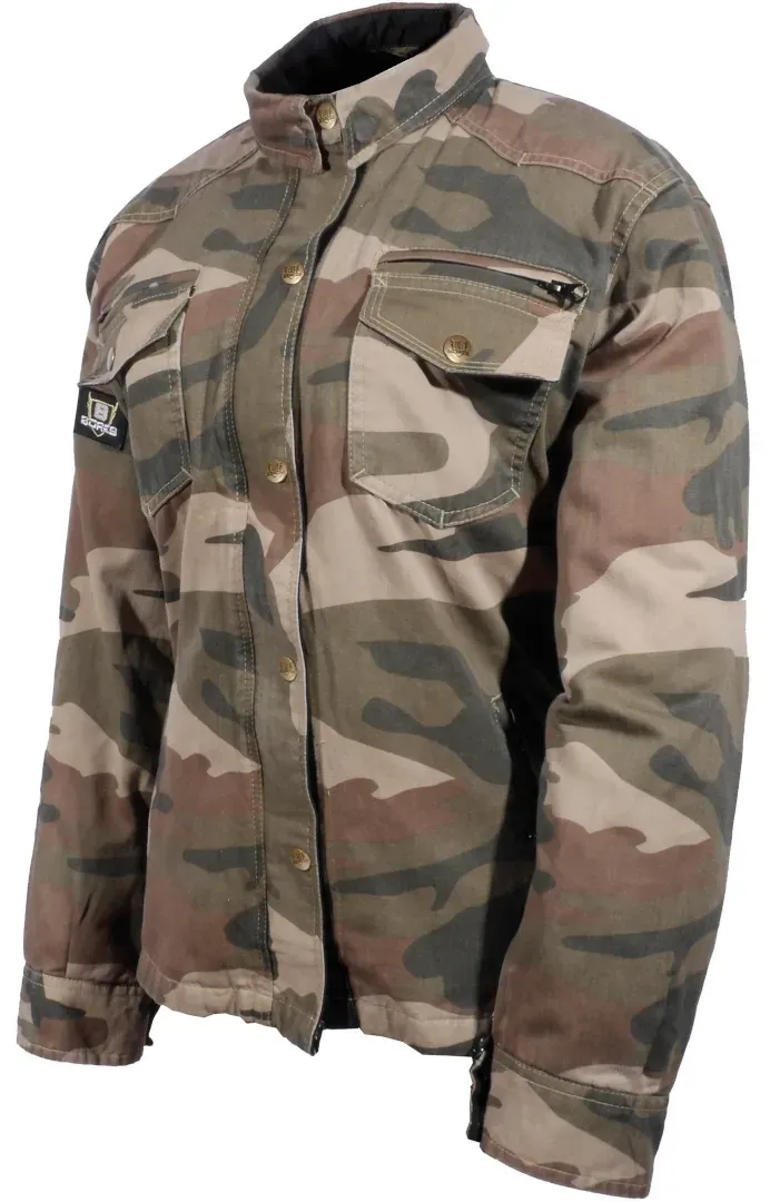 Bores Military Jack Camo Motorrad Hemd, mehrfarbig, Größe 4XL für Männer