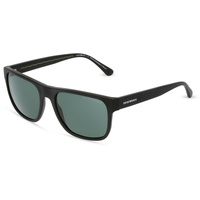 Emporio Armani EA4163 Herren-Sonnenbrille Vollrand Eckig Acetat-Gestell, schwarz