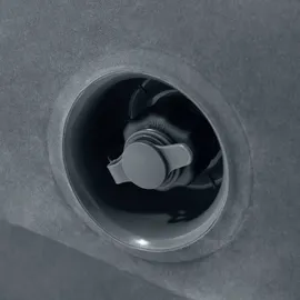 Intex Aufblasbarer Sessel Ausziehbar 117x224x66 cm Dunkelgrau