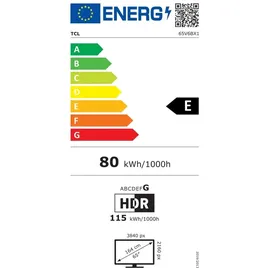 TCL 65V6B 65 Zoll 4K HDR TV