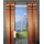 HOSSNER - ART OF HOME DECO Gardine "Arnisee" Gr. 1, orange (goldfarben, braun, rostorange), B:110cm H:250cm, Polyester, HOSSNER - ART OF HOME DECO, Gardinen, Gardine, Schlaufenschal mit Dekokante