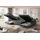 altdecor Ecksofa COMA U Cord 3-Sitzer Dunkelgrau