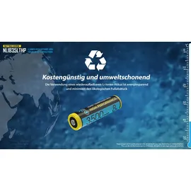 Nitecore Li-Ion Akku 18650 - 3500mAh LTHP, Low Temperature