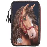 DEPESCHE Miss Melody 3 Fach Federtasche Fantasy Horse