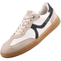 Mustang Sneaker Damen Weite E Weiß/Schwarz 40