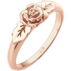Elli Bandring Rose Blume Vintage Look Trend 925 Silber 58 Damen 