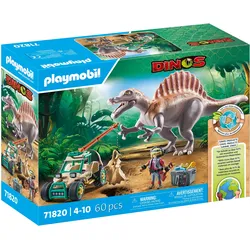 PLAYMOBIL 71820 DINOS Spinosaurus-Angriff auf Dino-Ausgrabung