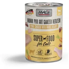 MAC's Huhn pur mit ganzen Geflügelherzen 12 x 400 g