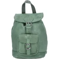 The Skandinavian Brand Mini Leder Rucksack grün