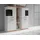 OTTO home Highboard OTTO HOME "Ribe,120cm breit,112cm hoch,Oberplatte massiv,12 Fächer", weiß (weiß, kernbuche), B:120cm H:112cm T:35cm, Sideboards, Highboard, Oberplatte Massivholz,schwarze Metall Griffe,2 Türen mit Glaseinsatz