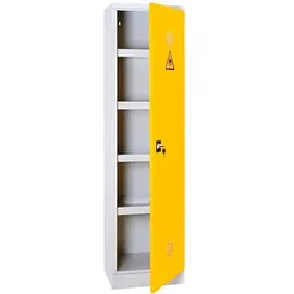Lüllmann Umweltschrank 566246 50 x 42,2 x 195 cm grau / rapsgelb