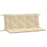 vidaXL Bankauflage 120 x 50 x 7 cm beige 2 St.