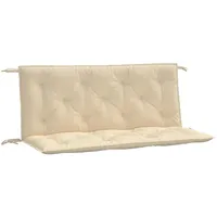 vidaXL Bankauflage 120 x 50 x 7 cm beige 2 St.