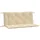 vidaXL Bankauflage 120 x 50 x 7 cm beige 2 St.
