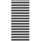 vidaXL - Zebrarollo Schwarz 95x200 cm Stoffbreite 90,9 cm Polyester