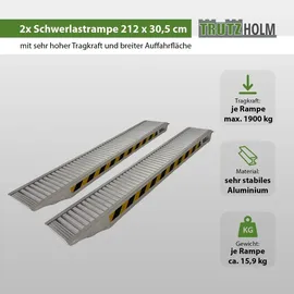 Trutzholm Schwerlastrampen 3800 kg Grau