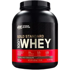 Optimum Nutrition Gold Standard 100% Whey Double Rich Chocolate Pulver 2270 g