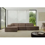 altdecor Ecksofa Ottomane Links IREA-L2-v3 327x165x77 cm Braun