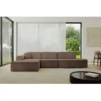 altdecor Ecksofa Ottomane Links IREA-L2-v3 327x165x77 cm Braun