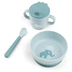 Done by DeerTM Geschirr Set first meal Happy clouds, blau